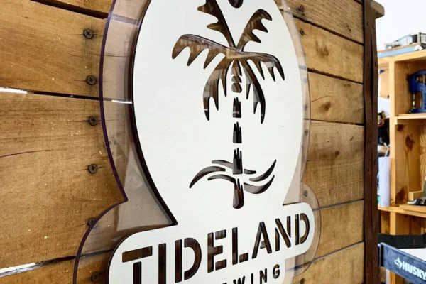 Tideland Brewing signage project