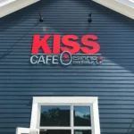 KISS Cafe signage project